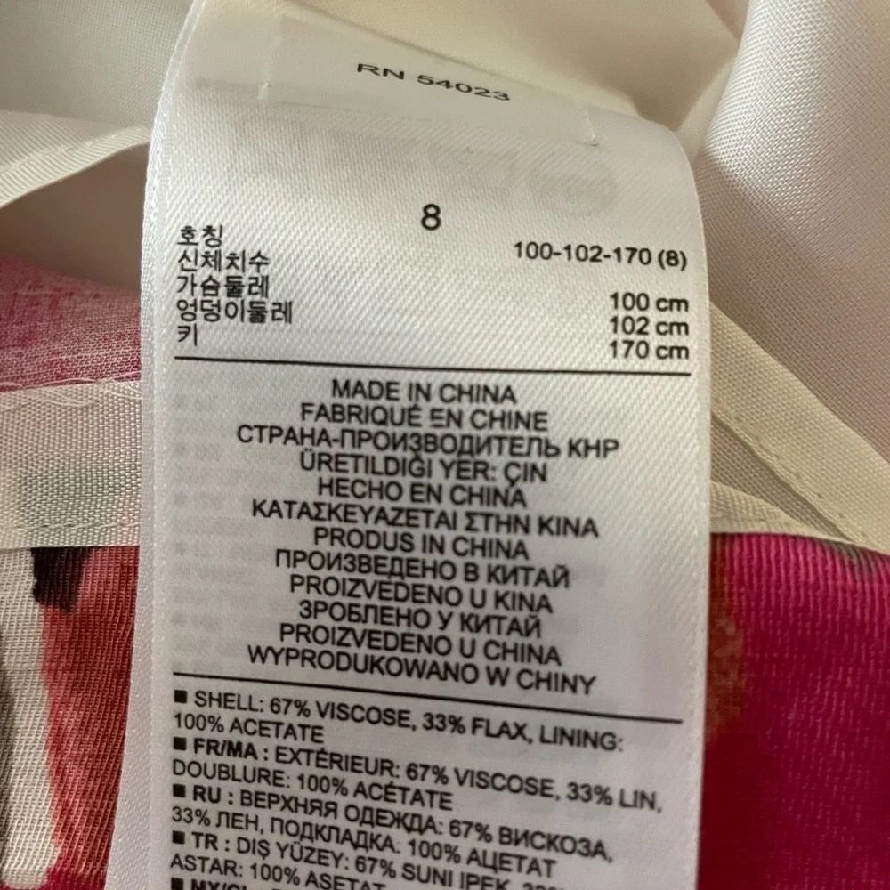 Banana Republic MadMen Cowl-Neck Dress, Size 8, Pink & Gray Fully Lined Sheath. - Picture 5 of 8